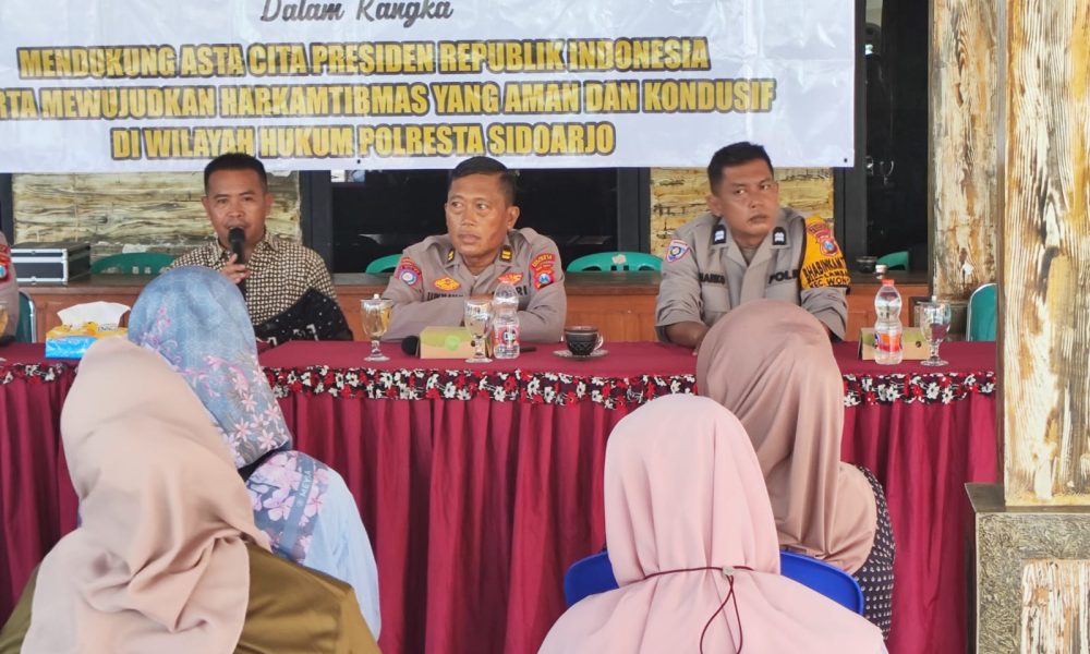 Polresta Sidoarjo Gelar Curhat Kamtibmas Perkuat Sinergi dan Serap Aspirasi Warga