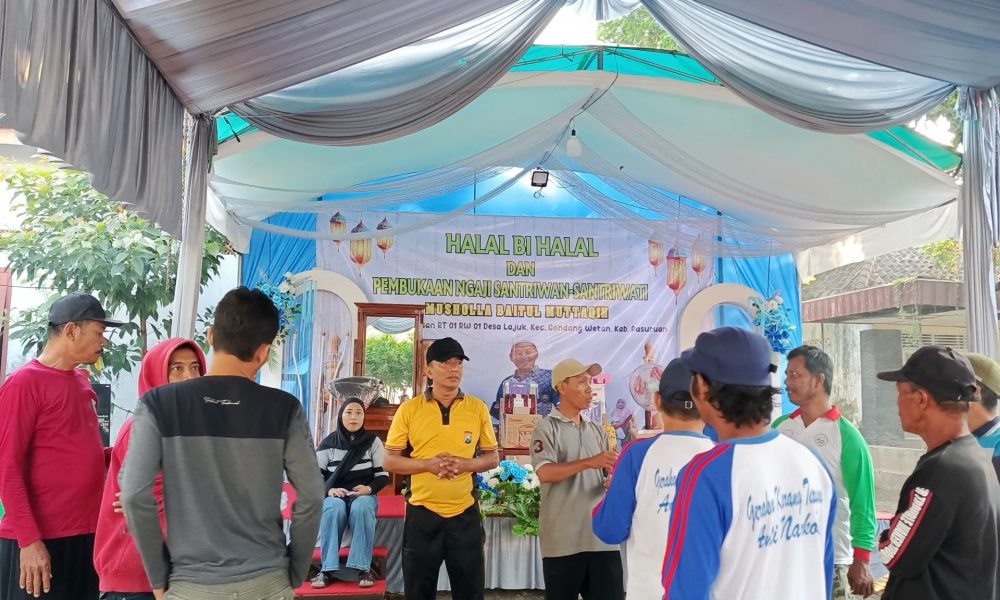 Polsek Keboncandi Amankan Giat Masyarakat di Desa Lajuk, Sampaikan Pesan Kamtibmas Secara Humanis