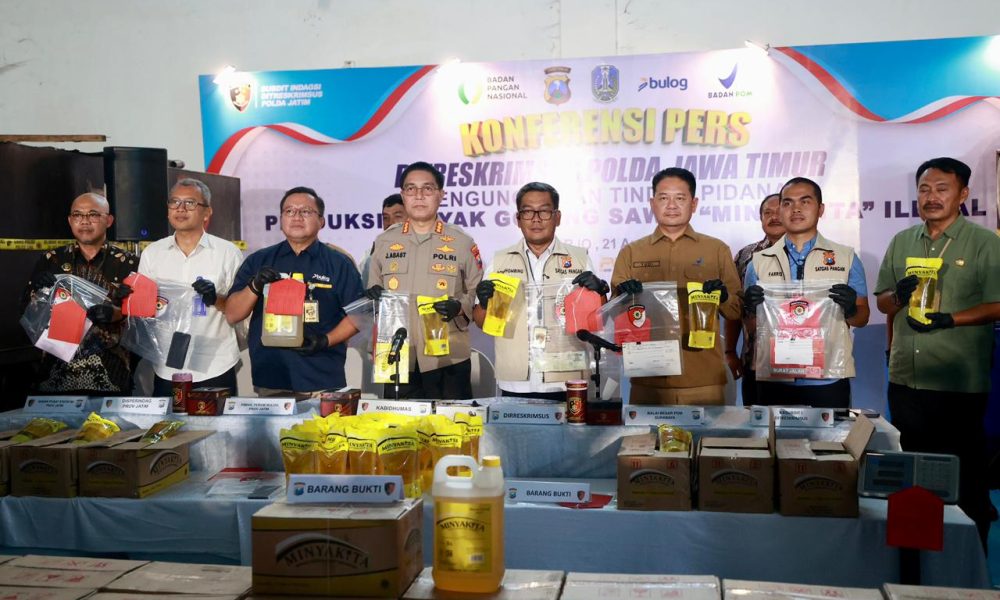 Polda Jatim Tindak Tegas Produsen MinyaKita Nakal, Isi Tak Sesuai Kemasan