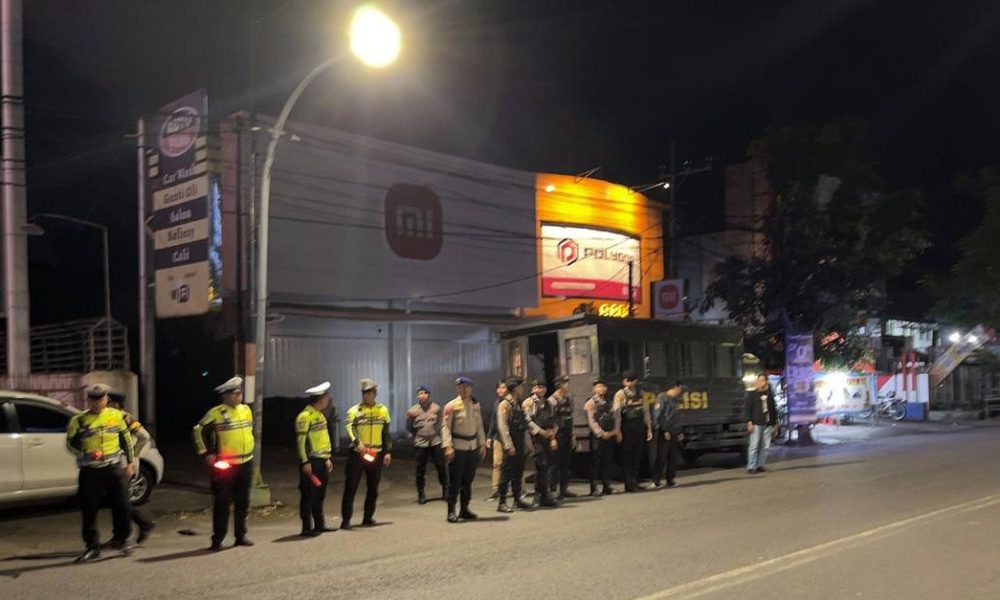 Patroli Malam Minggu Polres Pasuruan Kota, Cegah 3C dan Balap Liar di Titik Rawan