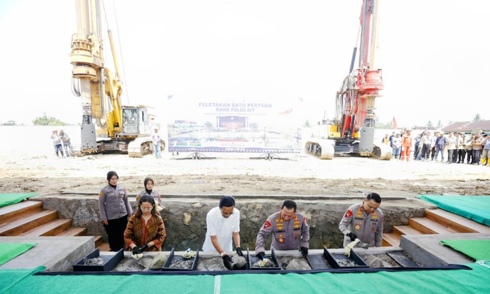 Peletakan Batu Pertama Pembangunan Mapolda DIY, Kapolri Ungkap Kedepankan 4 Konsep Smart City
