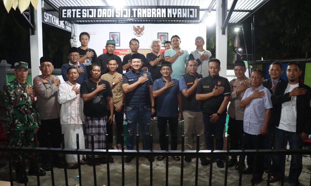 Polres Magetan Maksimalkan Satkamling, Ronda Malam Jaga Lingkungan