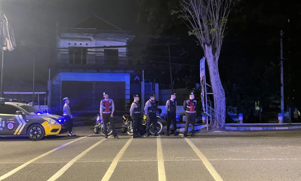 Patroli Gabungan Polres Pasuruan Kota Respon Cepat Aduan Balap Liar di Jalan Dr. Wahidin