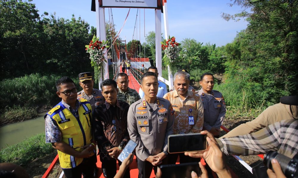 Polres Madiun Resmikan Jembatan Merah Putih Presisi, Akses Warga Kini Lebih Aman