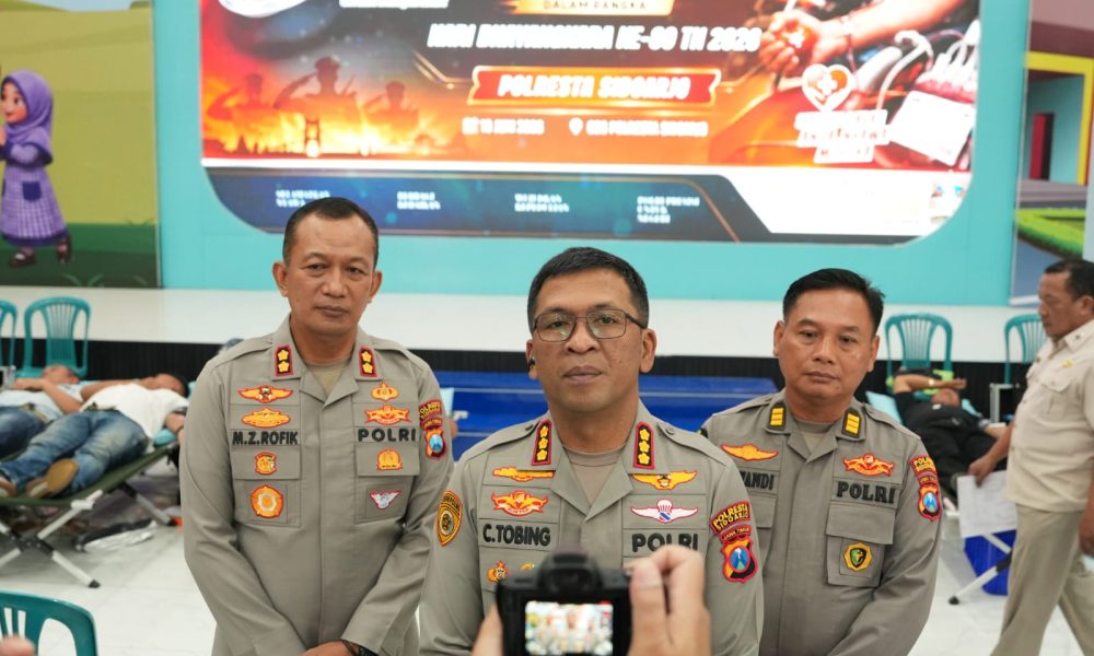 Jelang Hari Bhayangkara ke-80, Polresta Sidoarjo Gelar Donor Darah