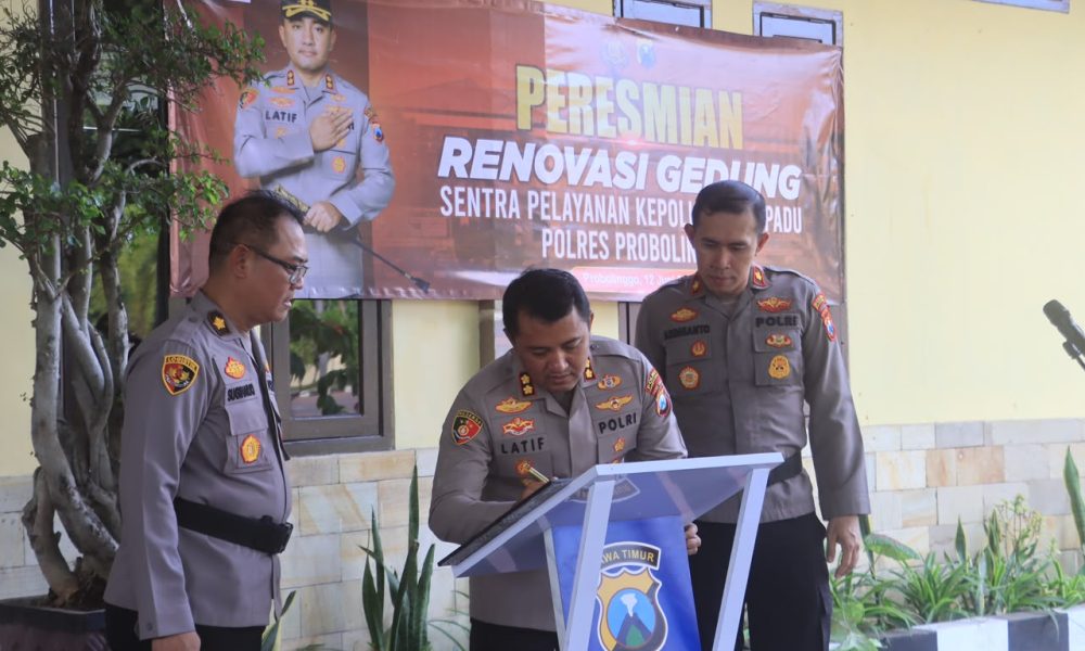 Polres Probolinggo Resmikan Gedung SPKT Baru Tingkatkan Kualitas Pelayanan Masyarakat