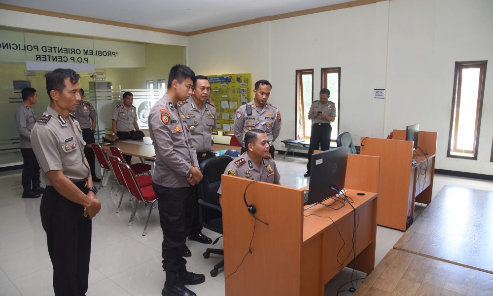 Pelayanan Publik Jadi Prioritas, Kapolres Bondowoso Monitoring Kesiapan Polsek Jajaran