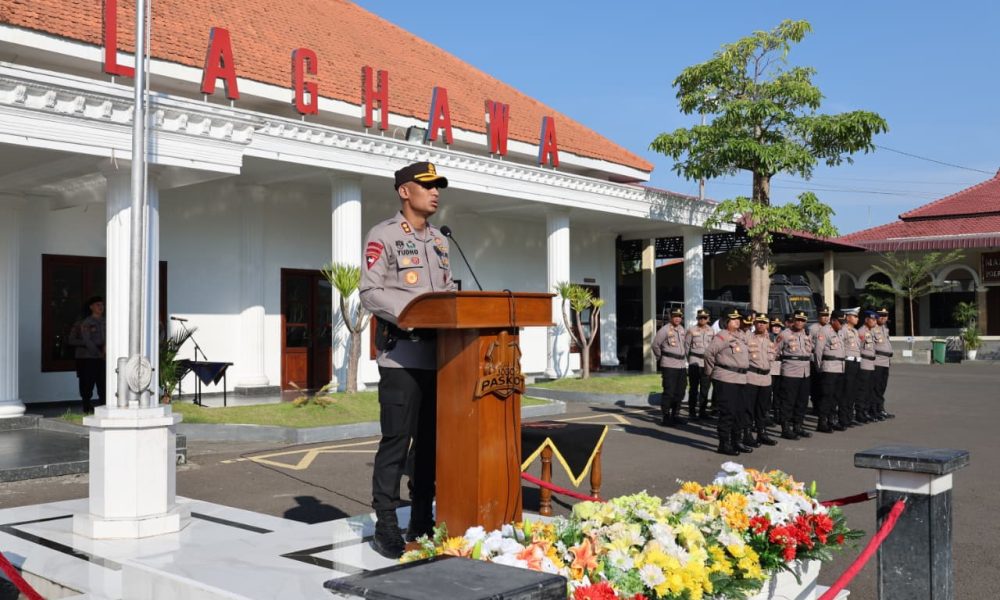 Kapolres Pasuruan Kota Pimpin Sertijab Tiga Kapolsek, Perkuat Organisasi Hadapi Tantangan Tugas