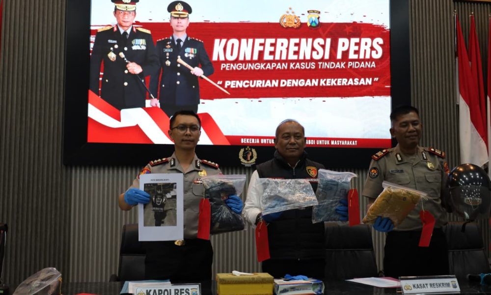 Polres Trenggalek Amankan Jambret Perhiasan, Tersangka Lima Kali Masuk Bui