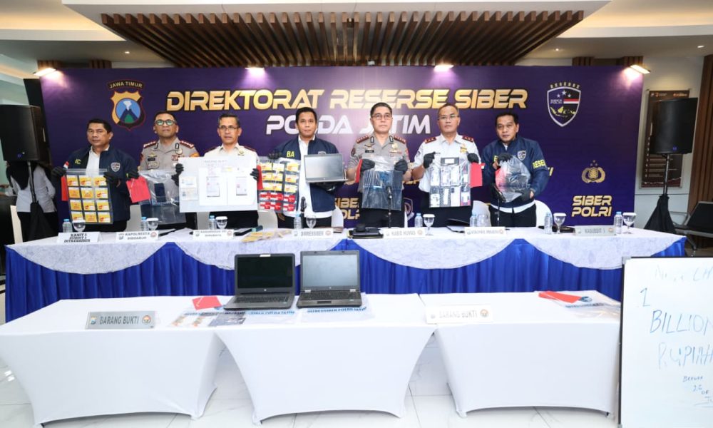 Polda Jatim Bongkar Sindikat Love Scamming Internasional, 3 Tersangka Diamankan