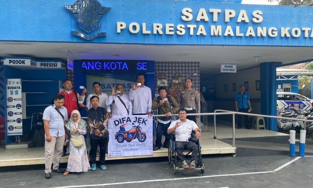 Polresta Malang Kota Berikan Layanan Prioritas Pembuatan SIM bagi Penyandang Disabilitas