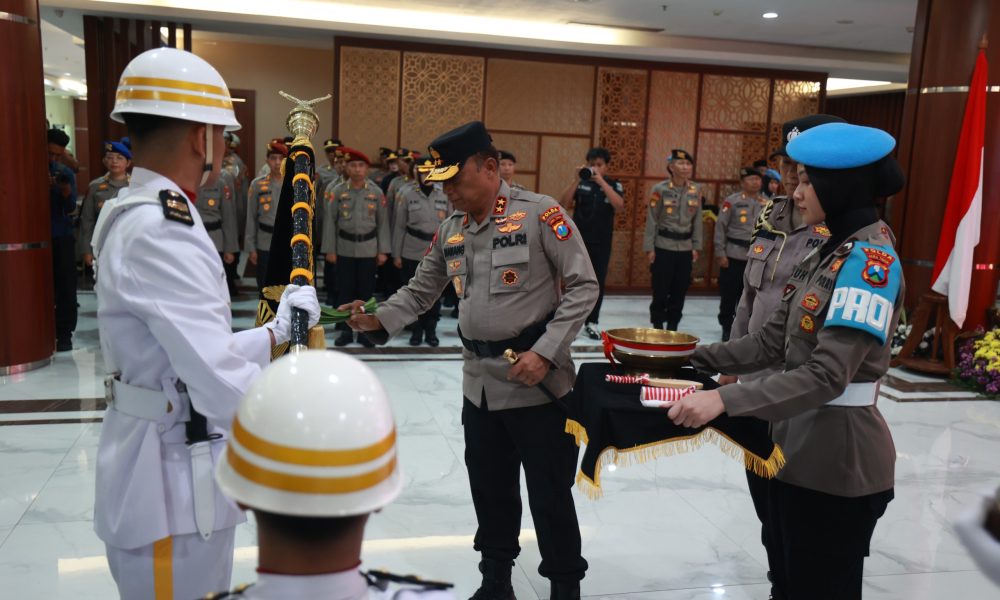 Jelang Hari Bhayangkara ke – 80 Polda Jatim Gelar Upacara Pemuliaan Nilai Luhur Tribrata