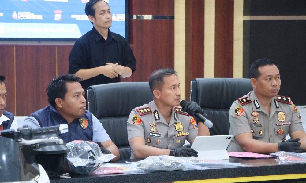Polres Blitar Kota Amankan Tersangka Komplotan Perampok Lintas Daerah Sasar Minimarket