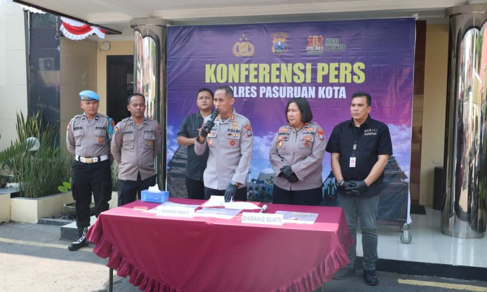Polres Pasuruan Kota Ungkap Dua Kasus Curas, Dua Pelaku Diamankan, Dua Kendaraan Korban Berhasil Dikembalikan