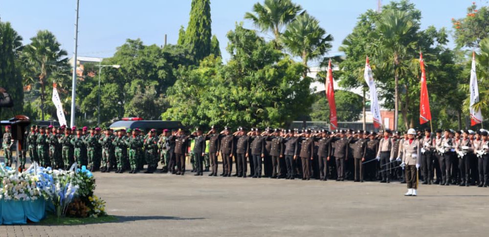 Semangat Presisi, Polres Pasuruan Kota Peringati Hari Bhayangkara ke-80 di GOR Untung Surapati Dengan Penuh Khidmat