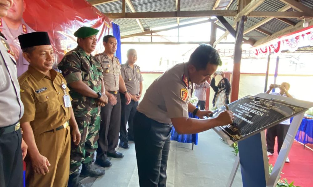 Kapolres Probolinggo Resmikan Renovasi Polsek Bantaran dan Besuk,Tekankan Optimalisasi Pelayanan Publik