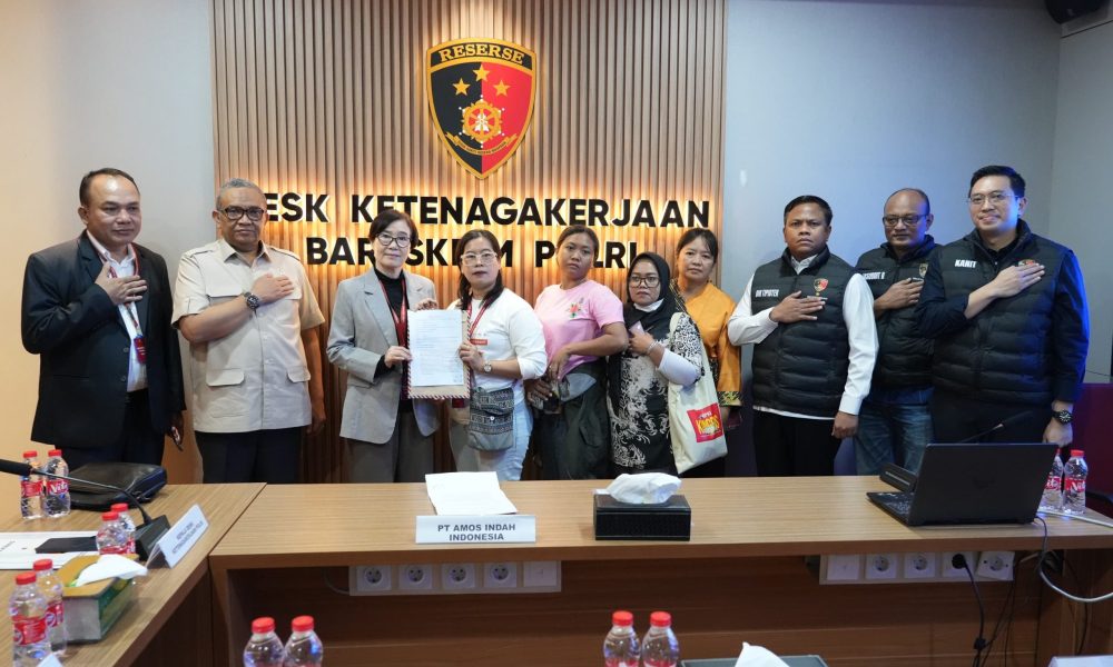 Desk Ketenagakerjaan Polri dan Kemnaker Selesaikan Perselisihan PHK 134 Pekerja PT Amos Indah Indonesia