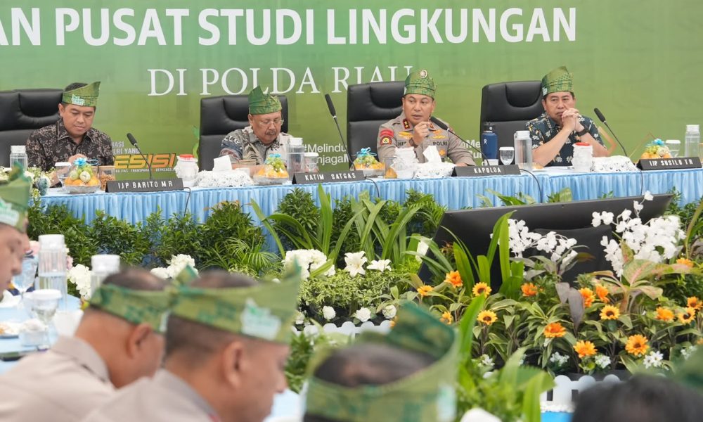 Kadiv Humas: Riau Pelopori Pusat Studi Kepolisian dan Lingkungan, Green Policing Masuki Babak Baru