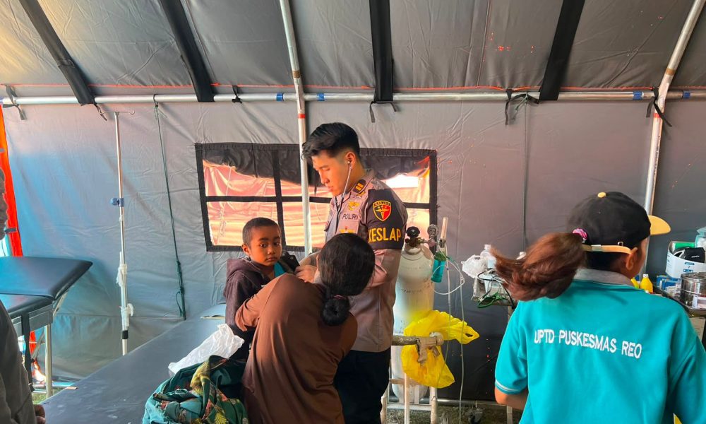 Follow Up Pasien, Tim Kesehatan Korbrimob Pastikan Kondisi Warga Terdampak Gempa Terpantau