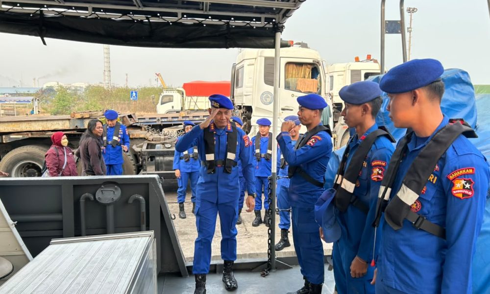 Hari Ketiga, KP Sanjaya-7017 Polri dan KN SAR Tetuka Terus Sisir Perairan Selat Sunda