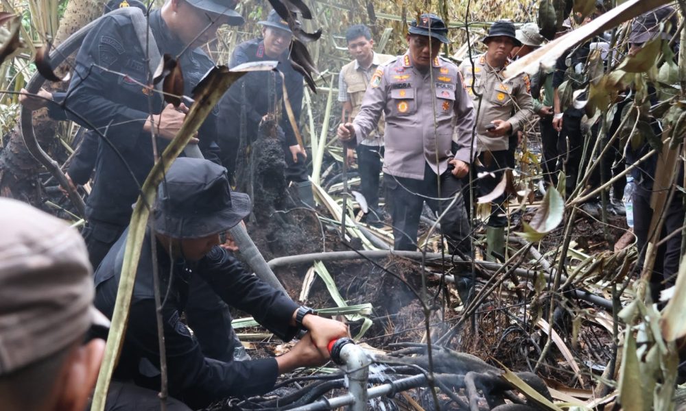 Polda Riau Gunakan X Fire dan Drone Tangani Karhutla Siak, Lima Titik Api Berhasil Dipadamkan