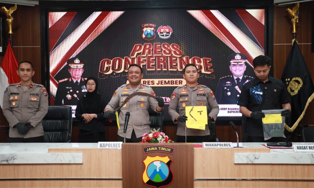 Polres Jember Tuntaskan 60 Perkara dalam 2 Bulan, Amankan Sejumlah Tersangka