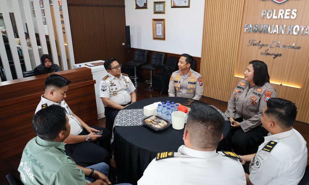Kapolres Pasuruan Kota Terima Kunjungan Silaturahmi Kalapas Kelas IIB Pasuruan
