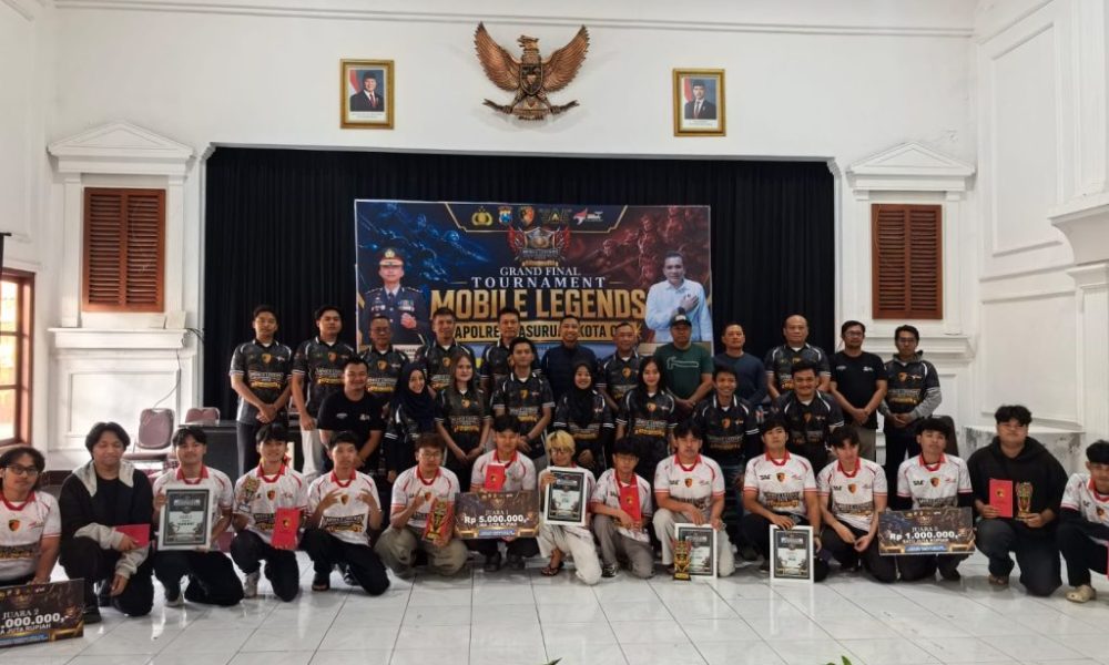 Ikrar Komunitas Game Online Pasuruan Kota,  Tim Turnamen Mobile Legends Komitmen Jaga Kamtibmas