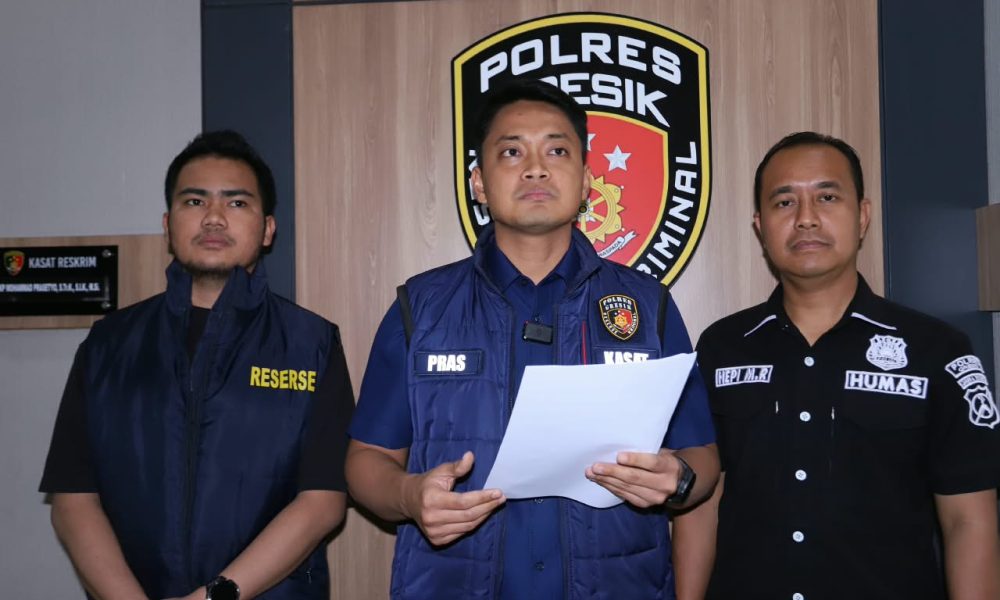Polres Gresik Amankan Pria Eksibisionis di Cerme, Sering Beraksi Sasar Pemotor Wanita