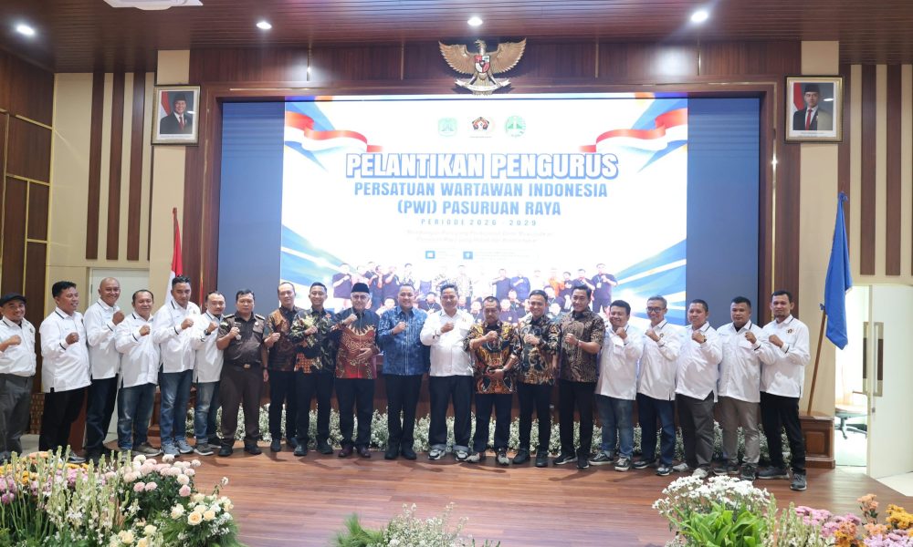 Kapolres Pasuruan Kota Hadiri Pelantikan Pengurus PWI Pasuruan Raya, Dorong Sinergi dan Profesionalisme Pers
