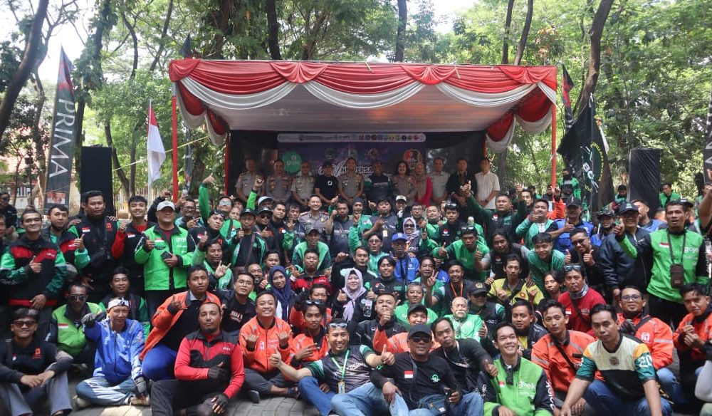 Kapolres Pasuruan Kota Hadiri Anniversary Paguyuban Ojol, Perkuat Sinergitas dan Kebersamaan